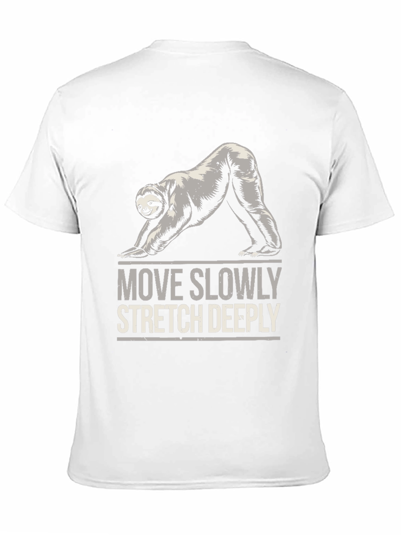 Yoga Sloth T-Shirt - Move Slowly Stretch Deeply