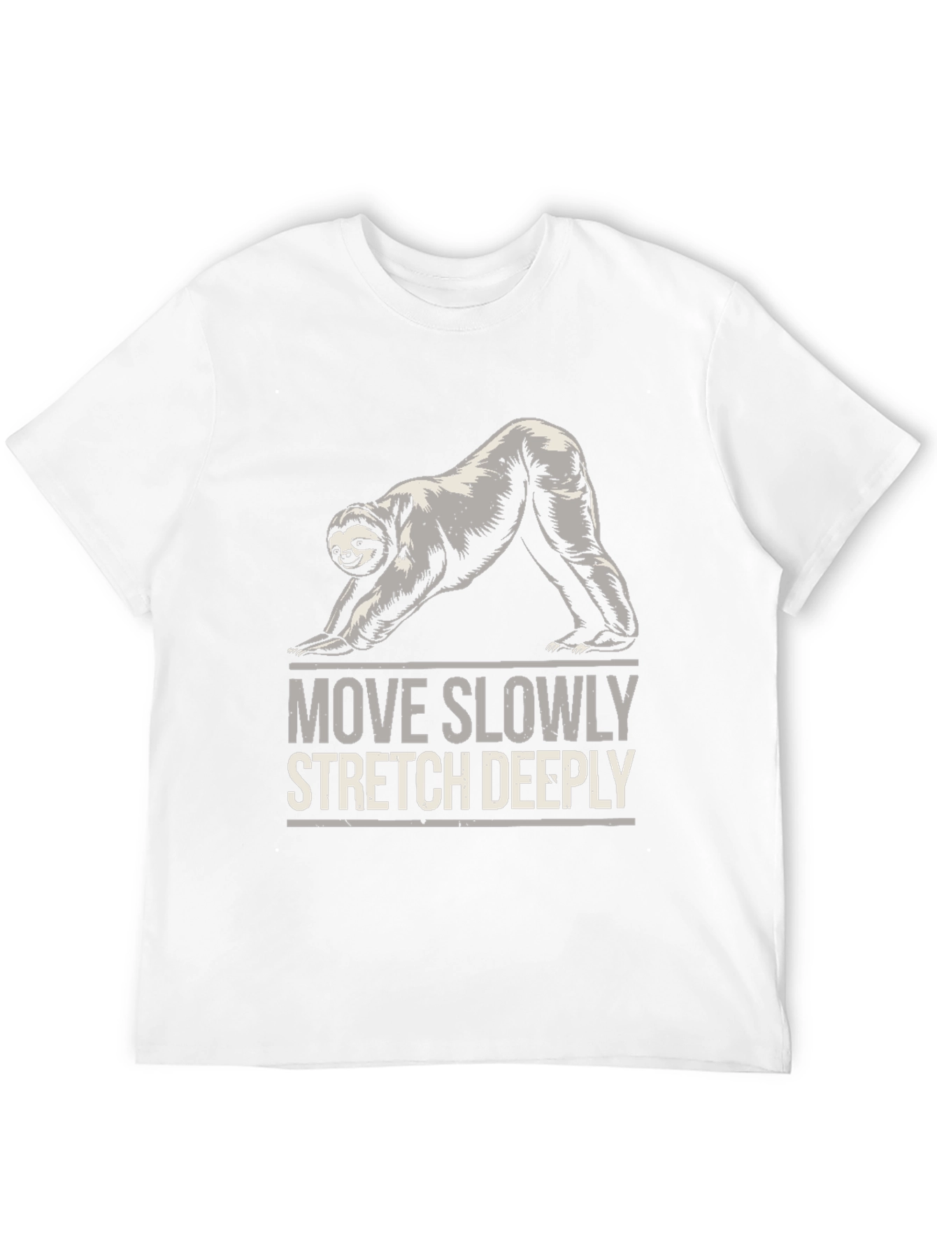 Yoga Sloth T-Shirt - Move Slowly Stretch Deeply
