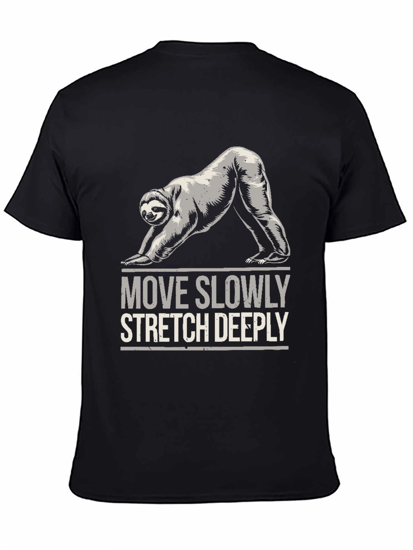 Yoga Sloth T-Shirt - Move Slowly Stretch Deeply