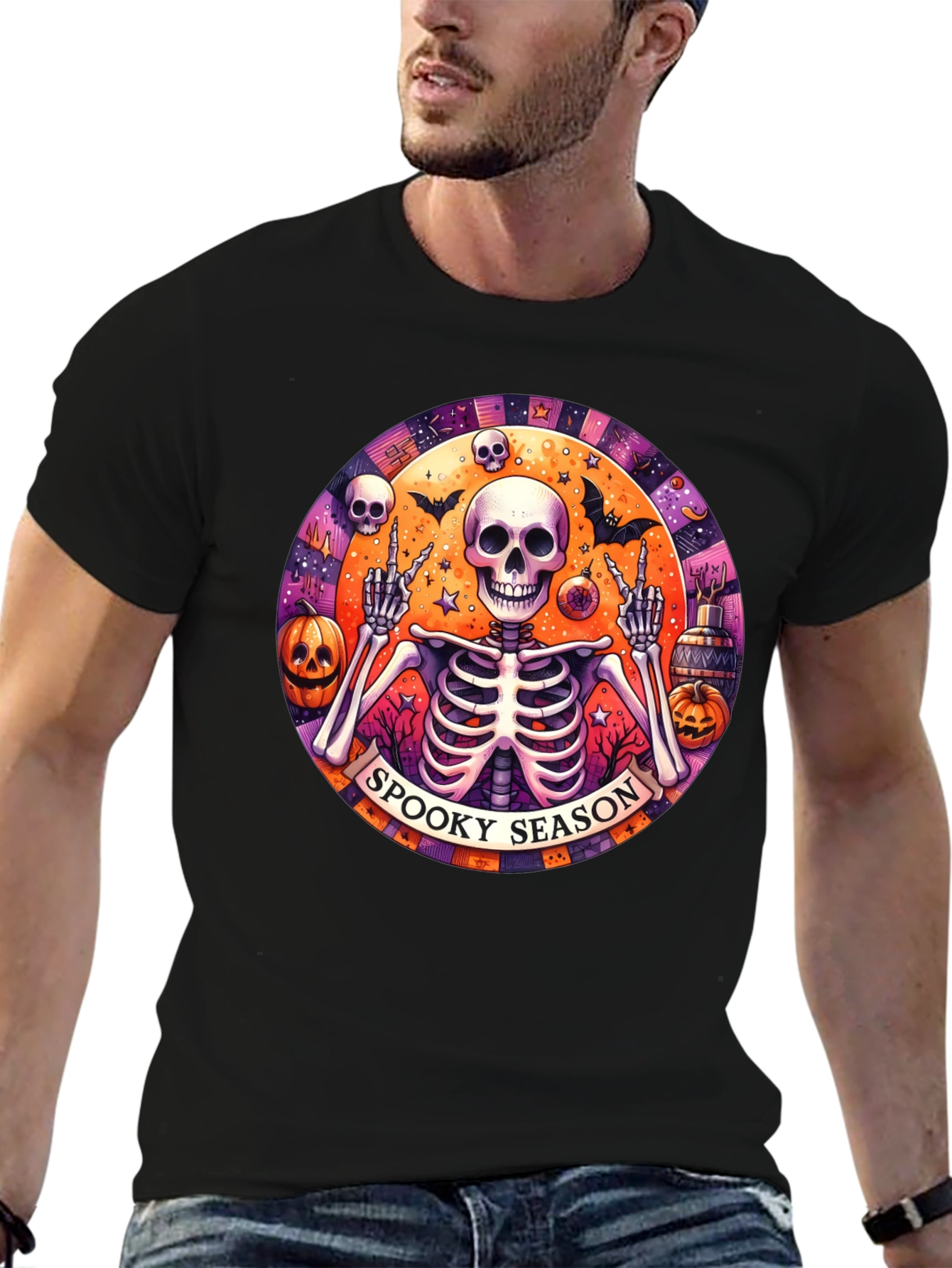 Spooky Season Skeleton T-Shirt