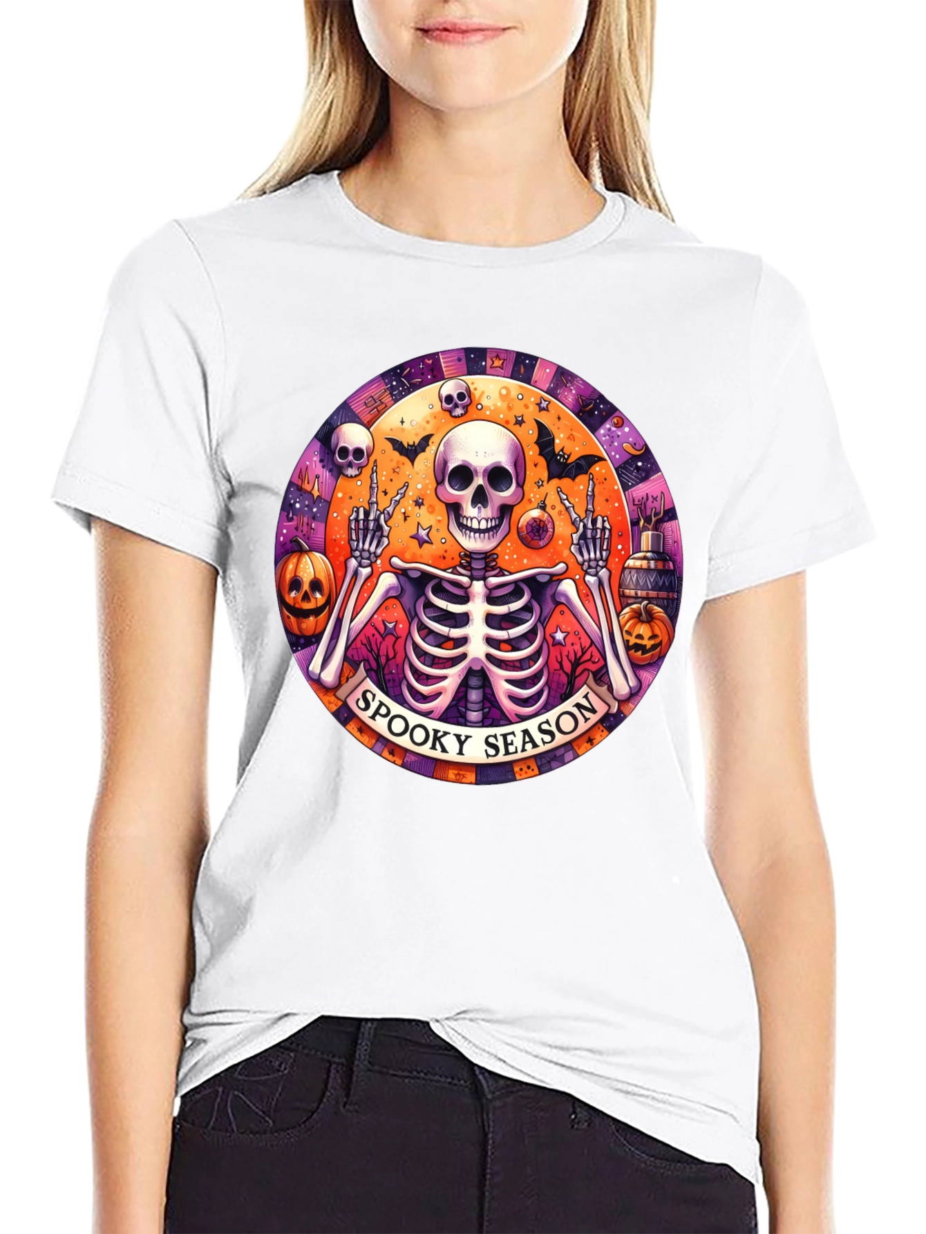 Spooky Season Skeleton T-Shirt