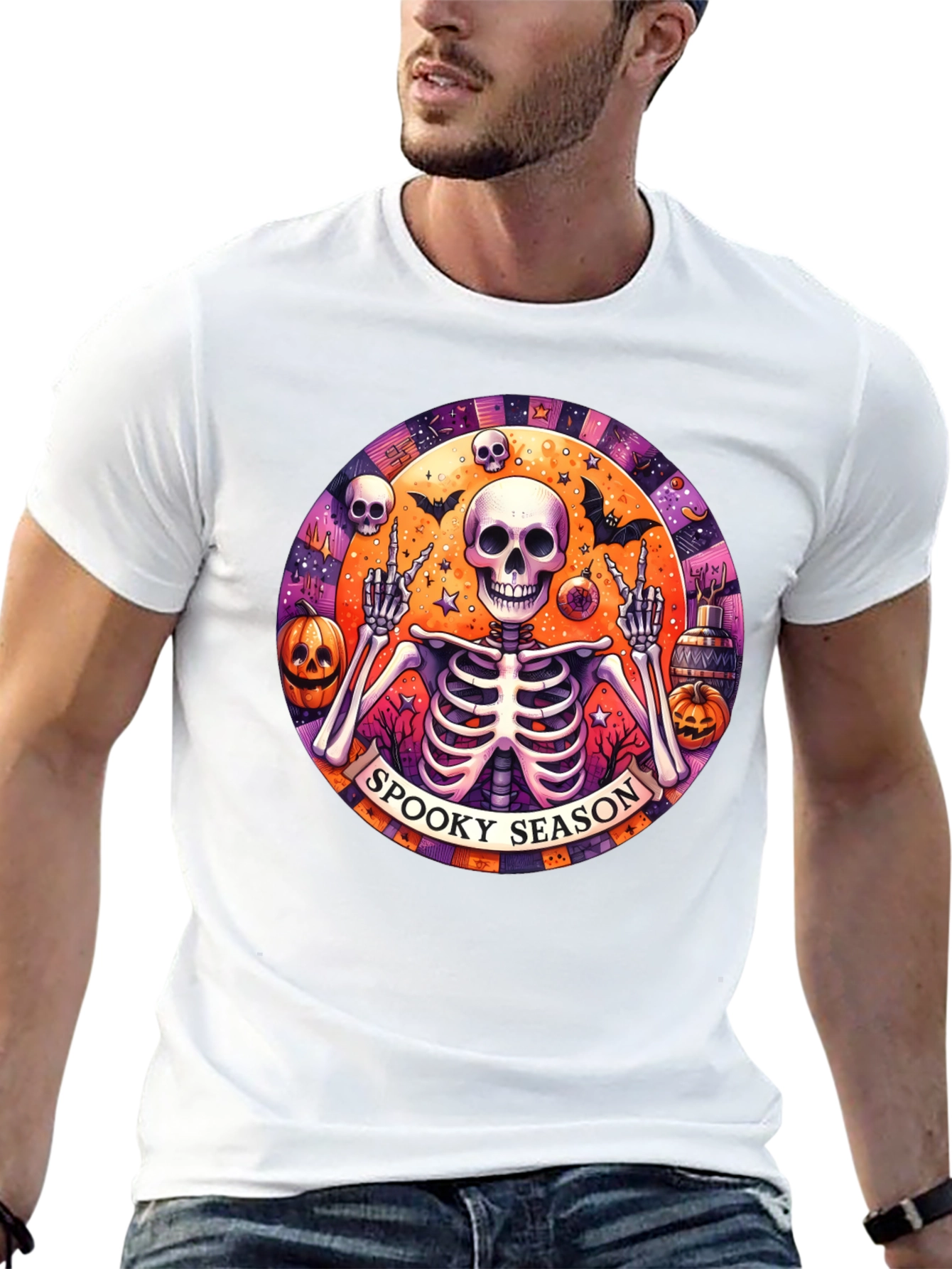Spooky Season Skeleton T-Shirt