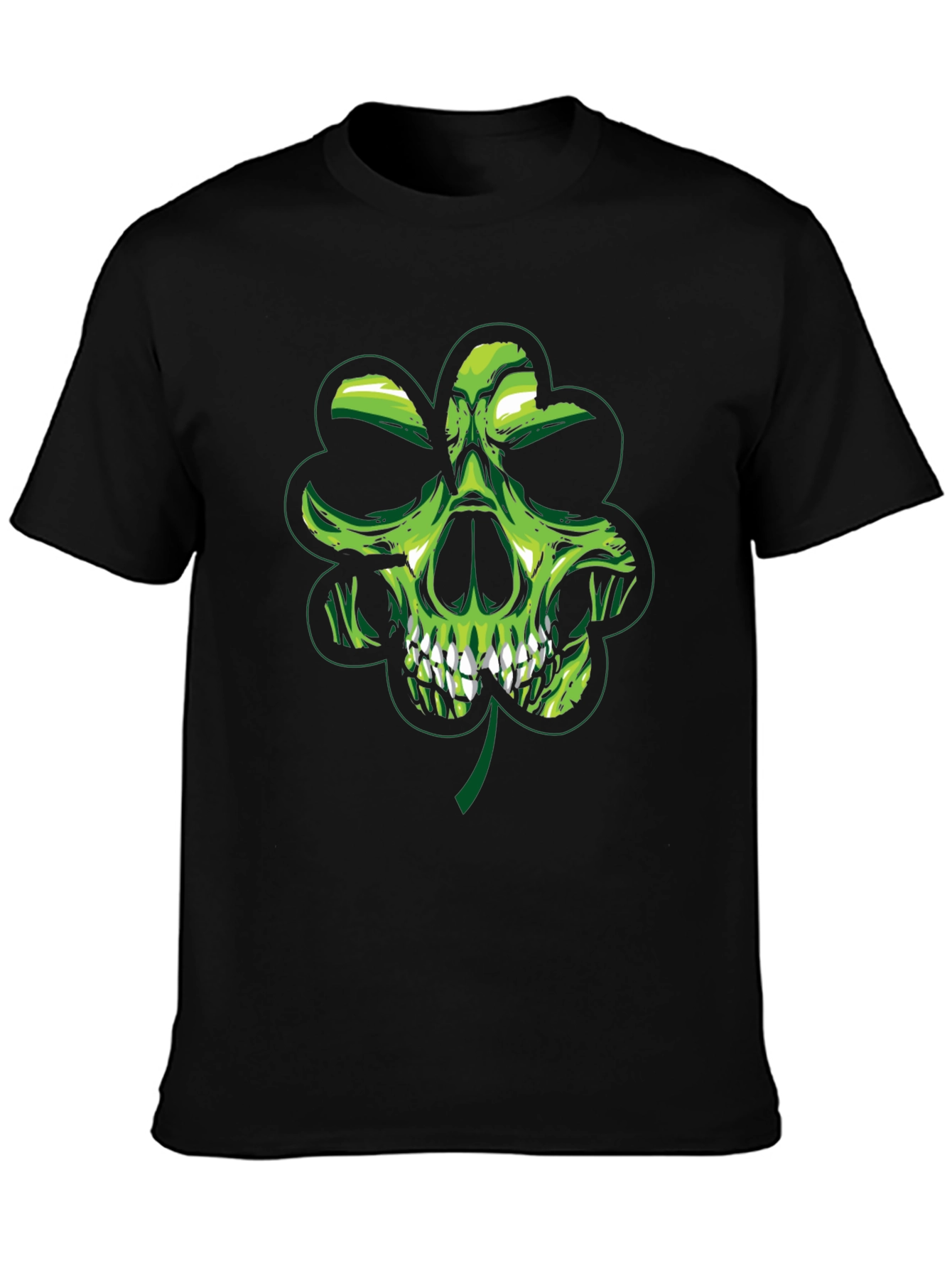 Skull Shamrock Graphic Tee - St. Patricks Day